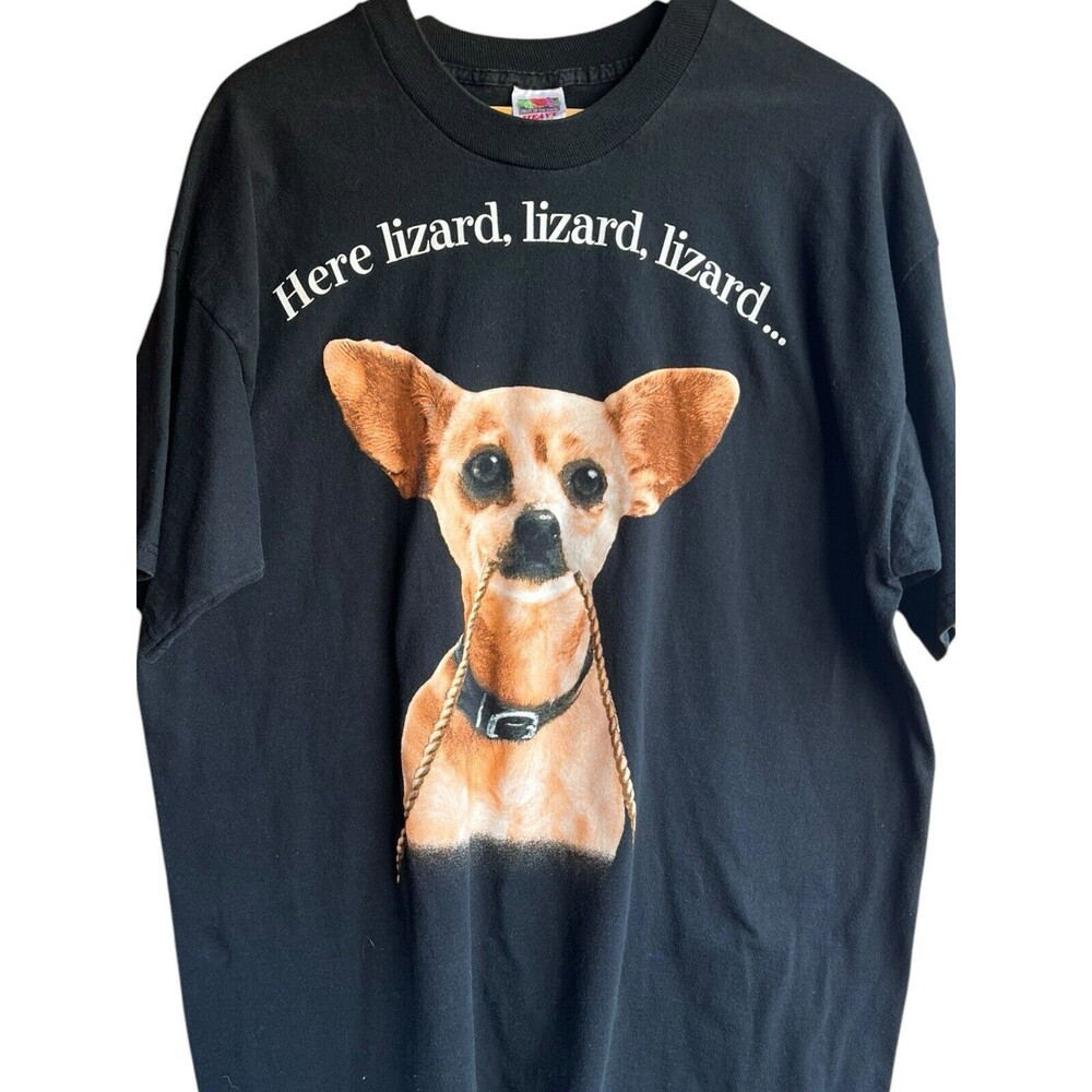 Vtg 90s Taco Bell Godzilla Movie Promo Single Stitch 2X  T-shirt Double-sided